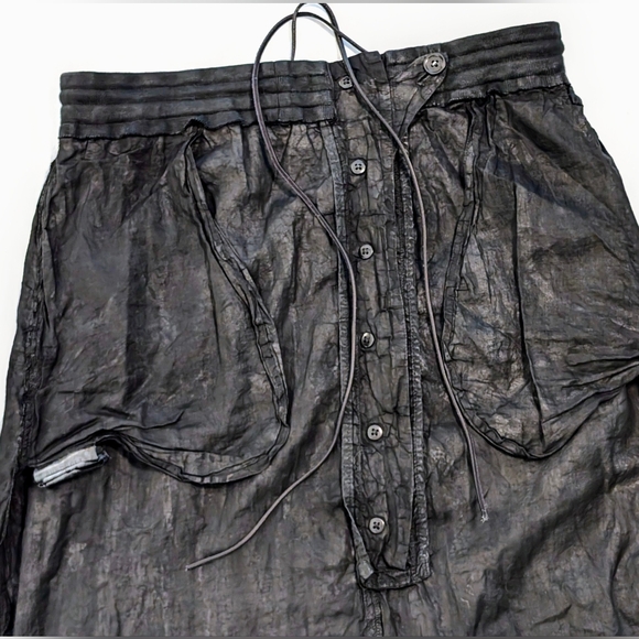 NWT Rundholz Dip Drop Crotch Cotton Pants – Black – Size L - Picture 5 of 9